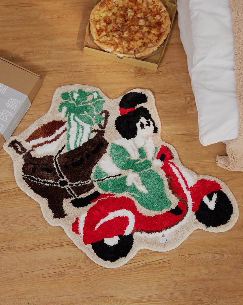 gozox故宮博物院 酸菜白肉鍋地墊(米色)