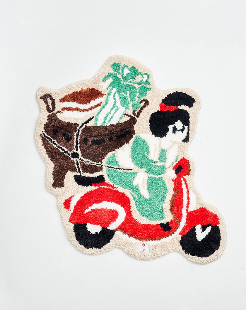 gozox故宮博物院 酸菜白肉鍋地墊(米色)