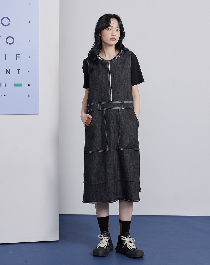 色塊針織長襪(兩色)