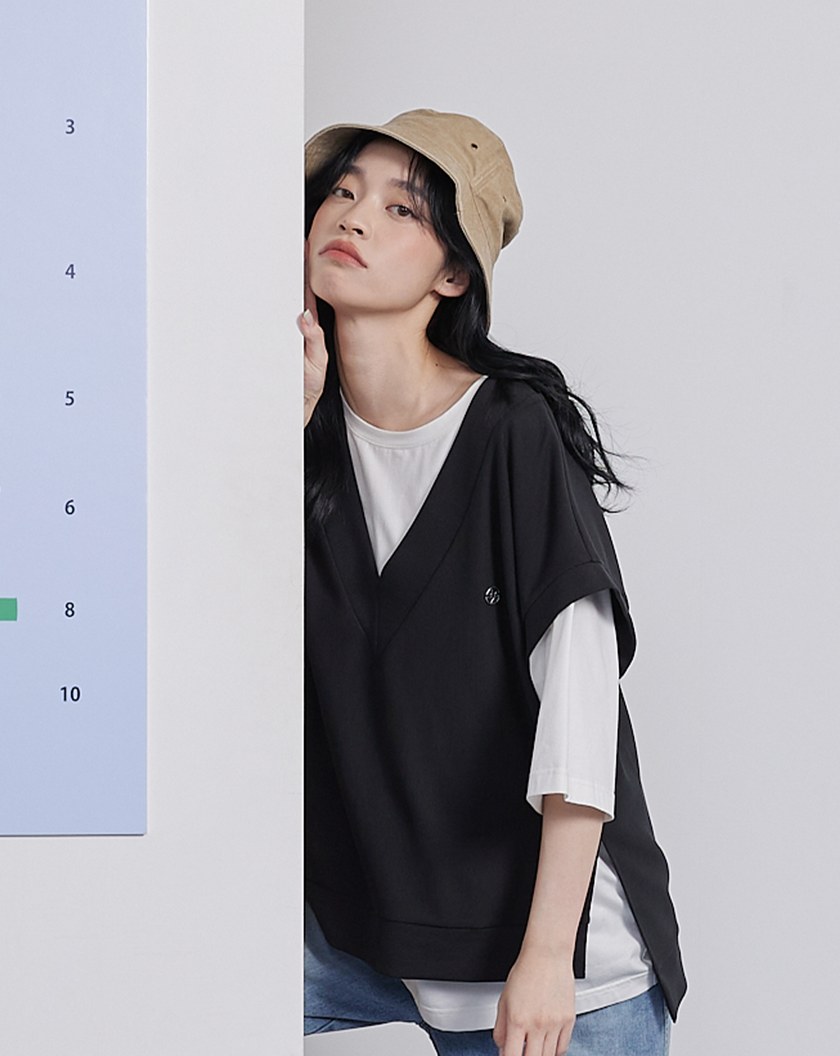 許願刺繡單寧漁夫帽(三色)