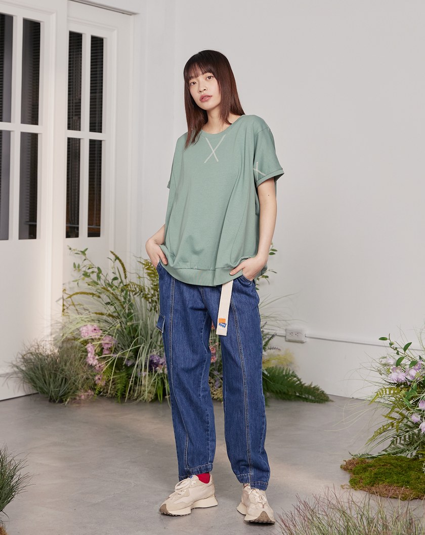 水果冰棒樹爬線純棉厚磅T恤(兩色)