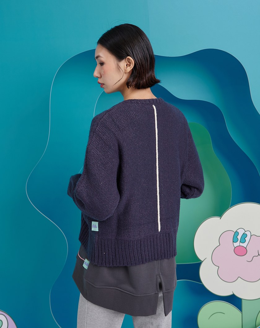 gozoxKINGJUN&Ada雙拉鍊毛衣外套(兩色)