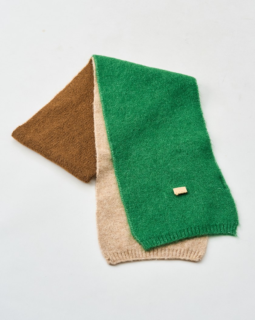 彩虹三色柔軟圍巾(三色)