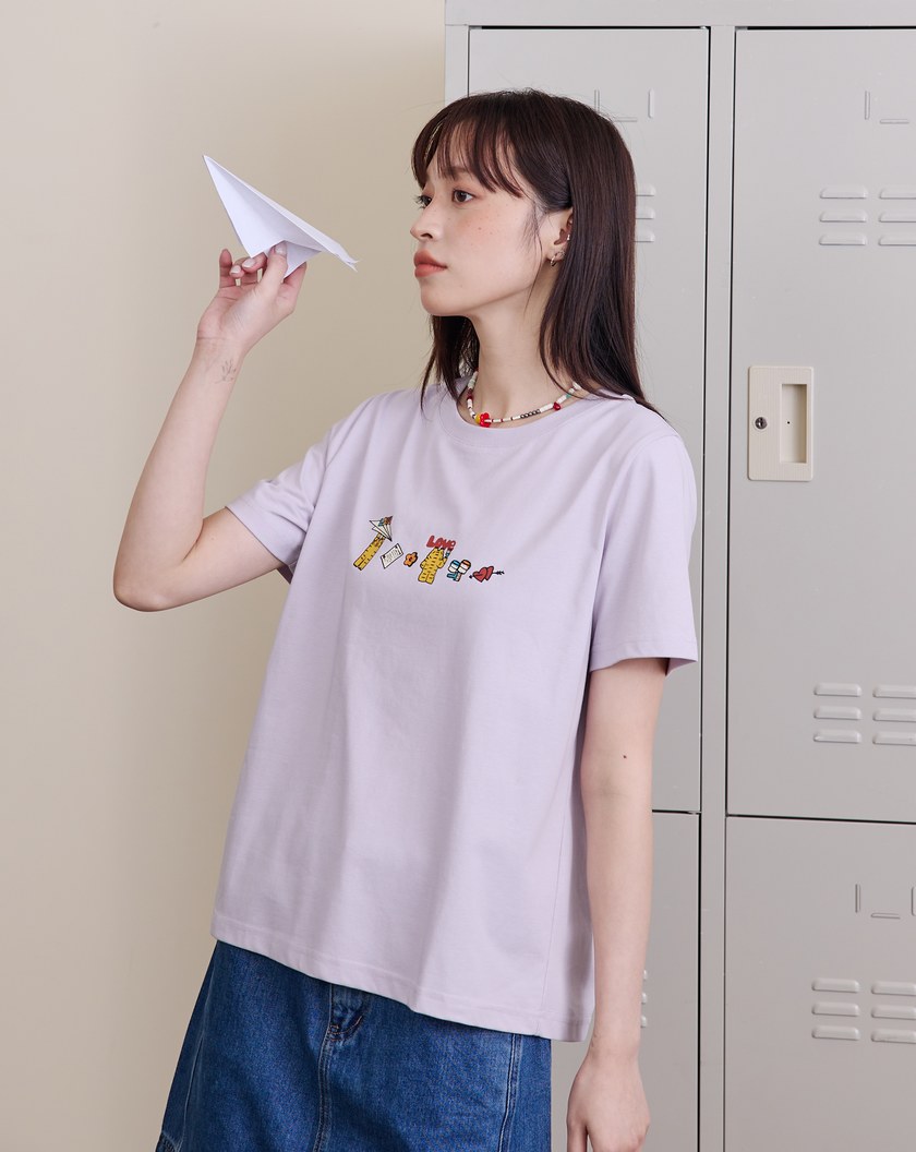 ➤gozox小虎❤️你先說喜歡戀語合肩T恤(兩色)
