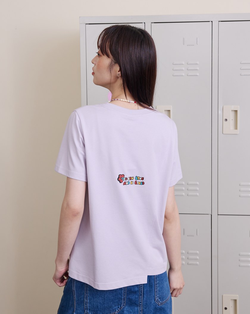 ➤gozox小虎❤️你先說喜歡戀語合肩T恤(兩色)