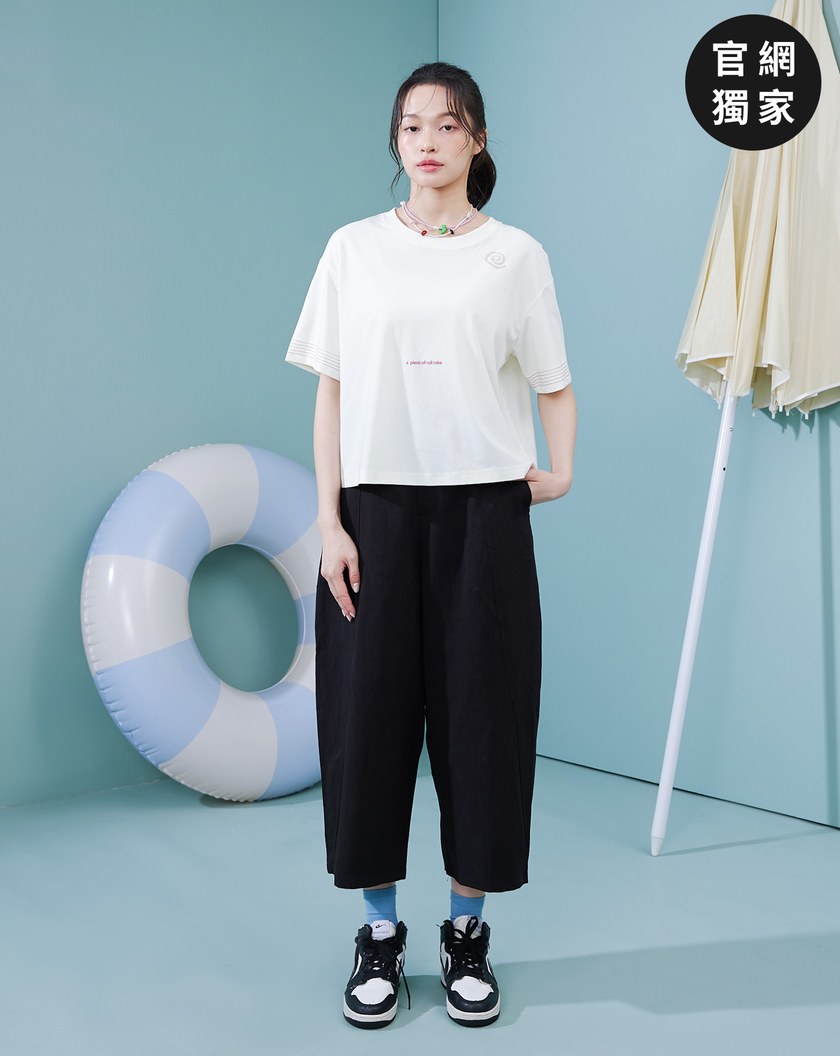 ➤涼感天絲寬版氣球褲(兩色)