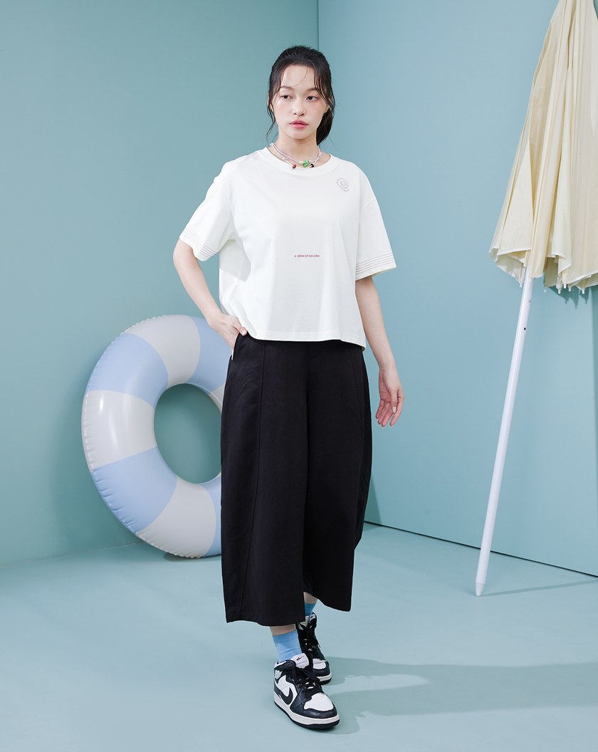 ➤涼感天絲寬版氣球褲(兩色)