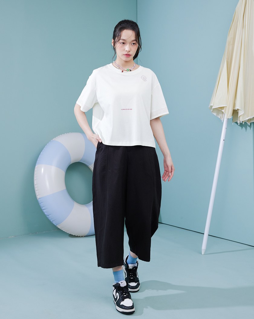 ➤涼感天絲寬版氣球褲(兩色)
