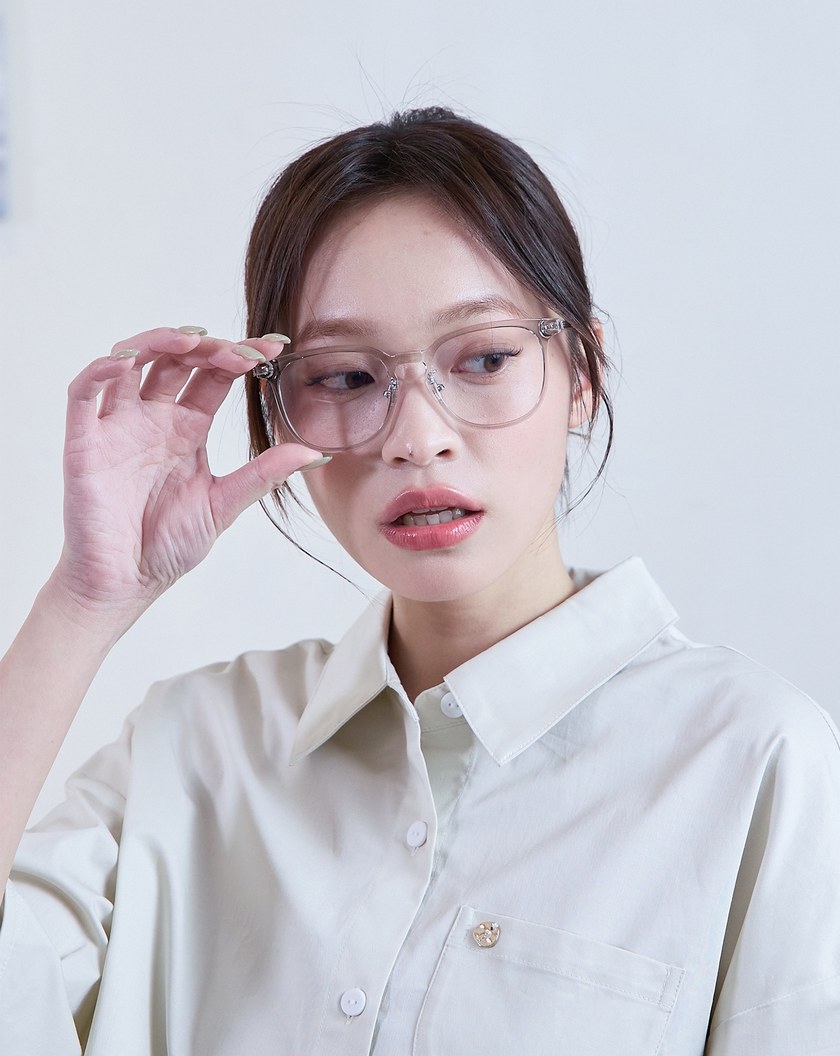 時髦小臉大框防藍光眼鏡(兩色)