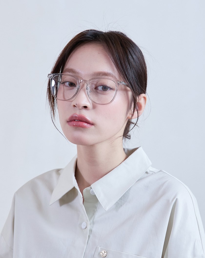 時髦小臉大框防藍光眼鏡(兩色)