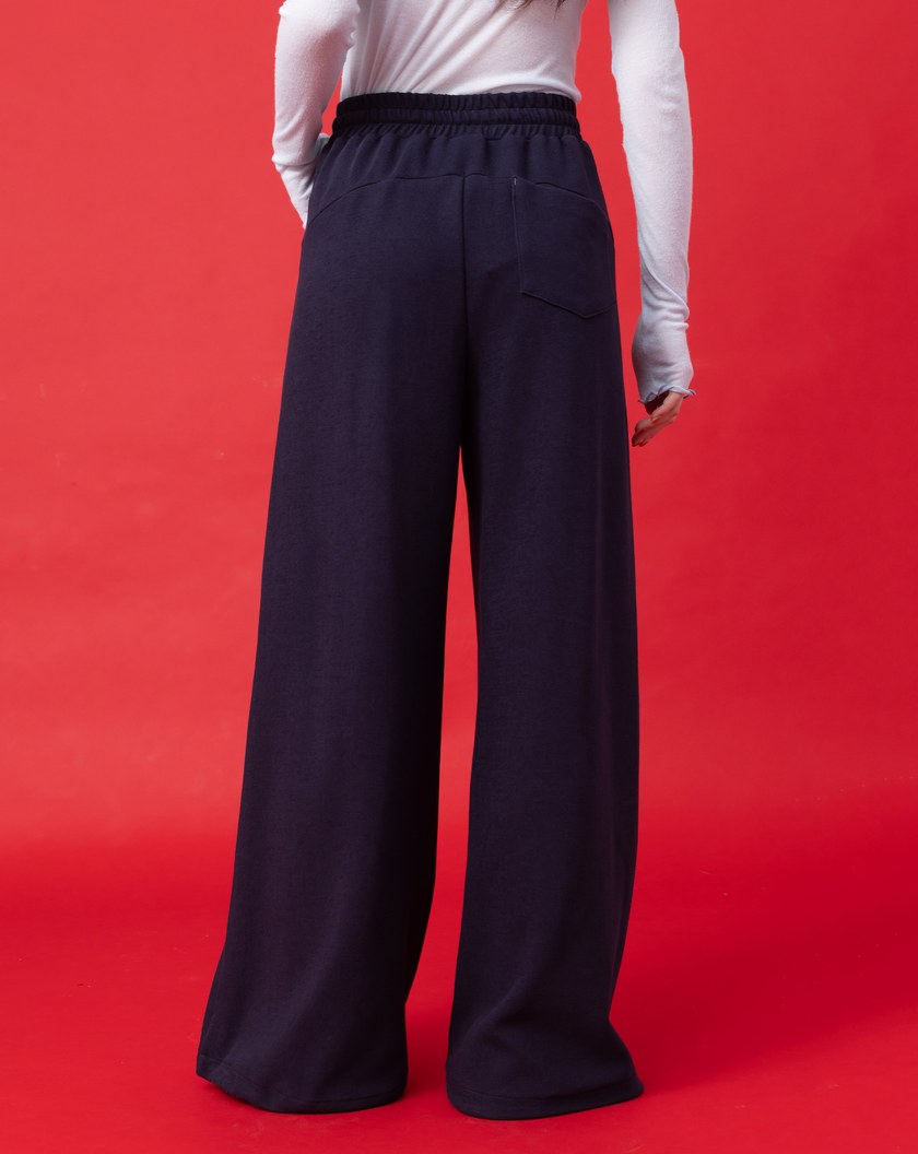 迪士尼系列 just one bite寬直筒可束口長褲(兩色)