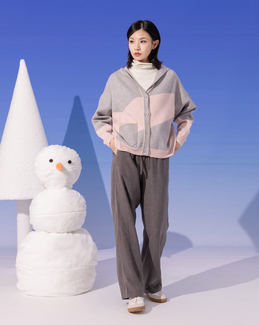 ➤洗色垂墜感鬆緊長褲(兩色)