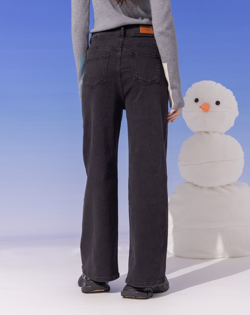 ➤好比例直腿牛仔直筒褲