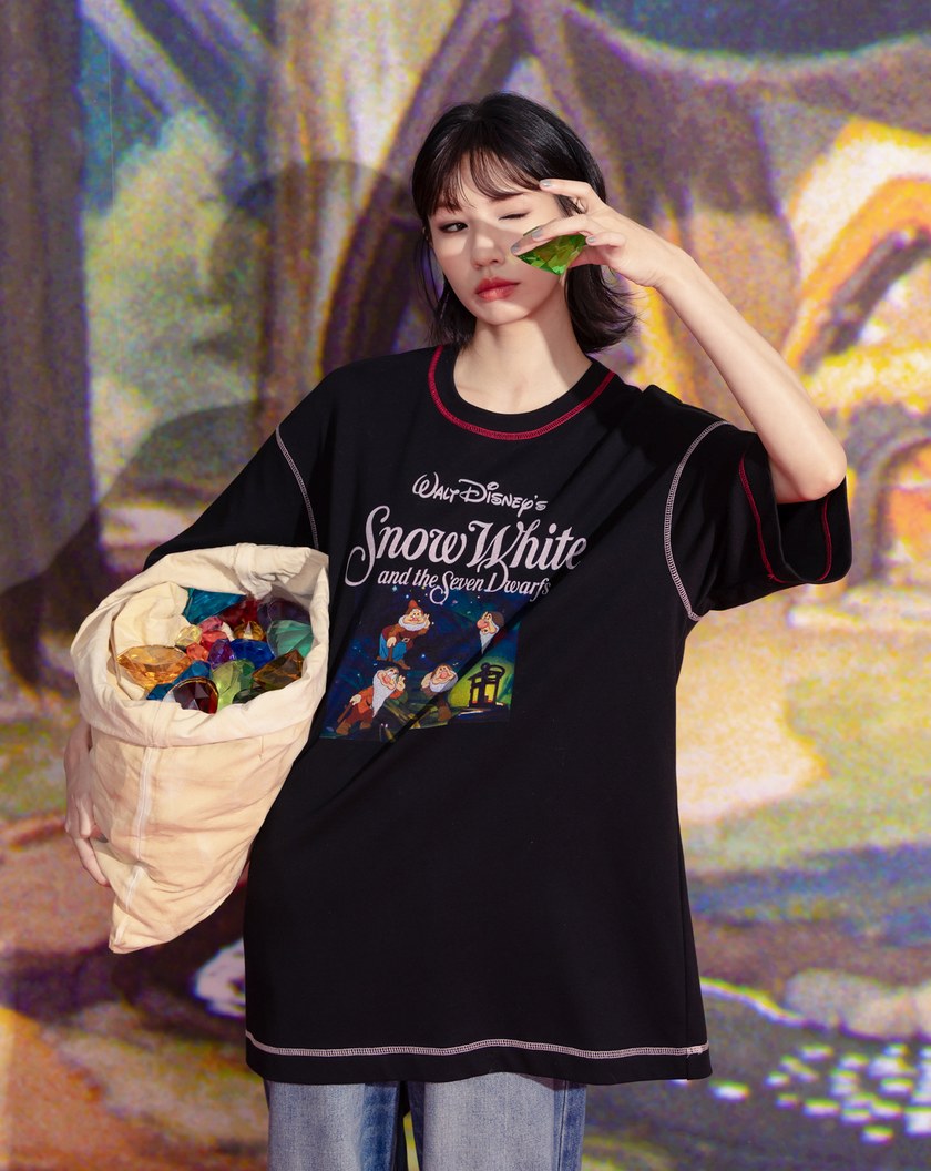迪士尼系列 小矮人發現寶石抗菌寬鬆T恤