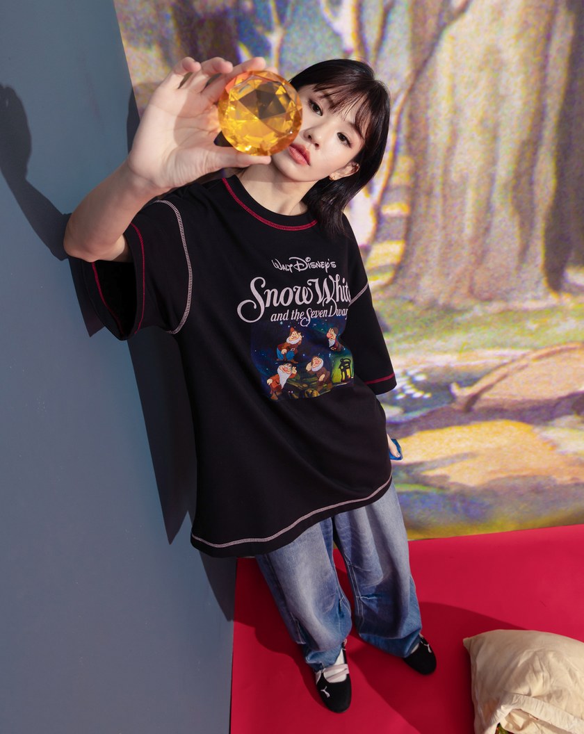 迪士尼系列 小矮人發現寶石抗菌寬鬆T恤