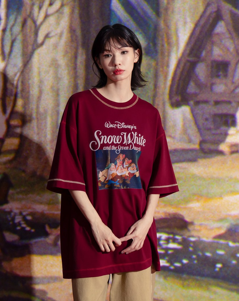 迪士尼系列 Heigh-Ho小矮人抗菌寬鬆T恤