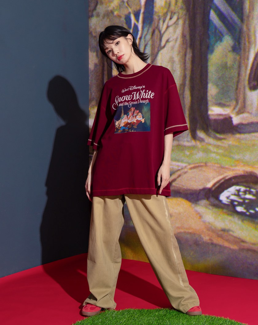 迪士尼系列 Heigh-Ho小矮人抗菌寬鬆T恤