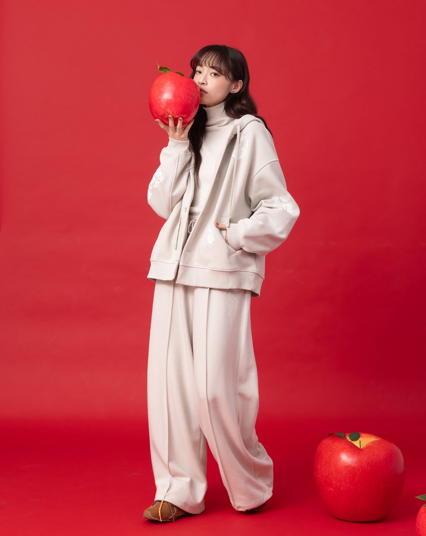 迪士尼系列 魔鏡啊~魔鏡魔法釦刷毛連帽外套(兩色)