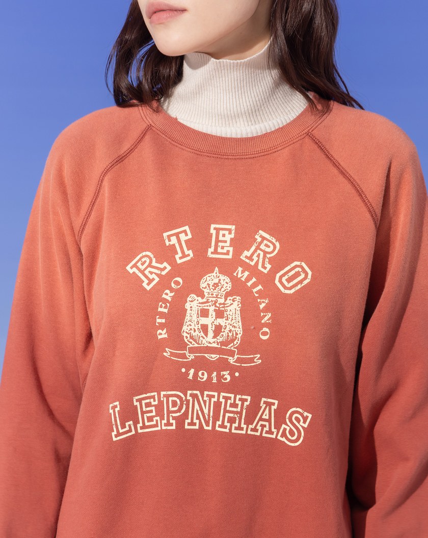 ➤復古水洗印花大學T(三色)