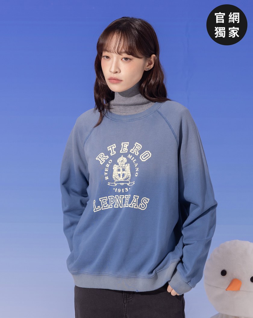 ➤復古水洗印花大學T(三色)