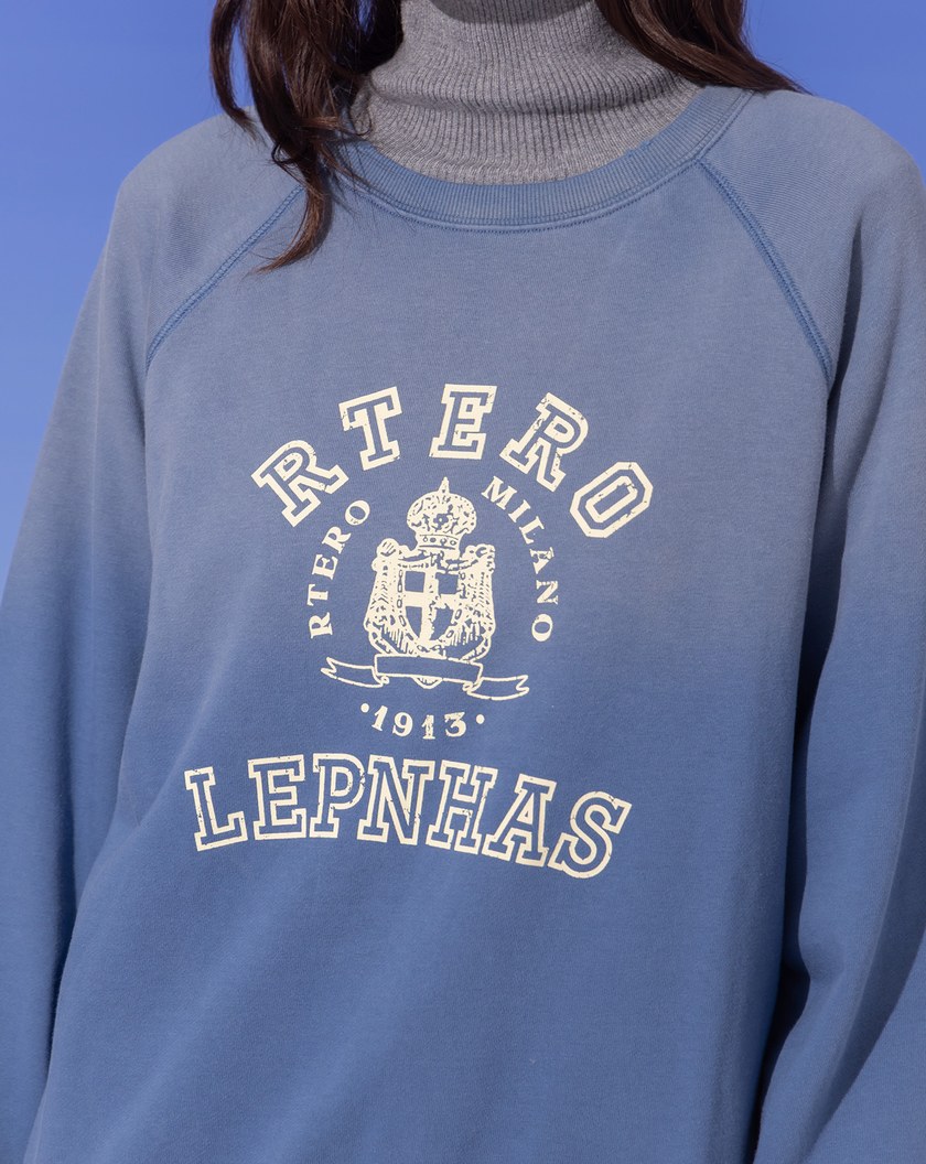 ➤復古水洗印花大學T(三色)