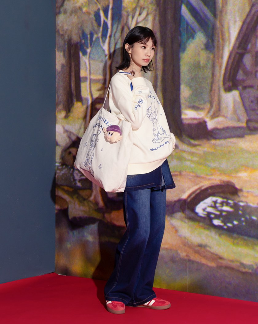 迪士尼系列 糊塗蛋刺繡帆布袋