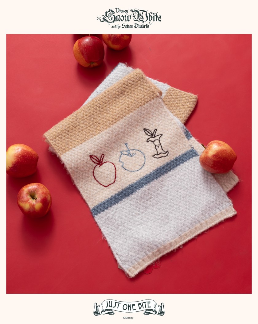 迪士尼系列 just one bite寬條紋跳色圍巾(兩色)