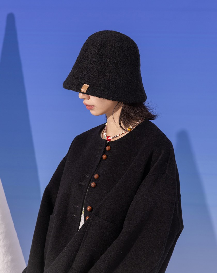 挺版保暖羊毛漁夫帽(兩色)