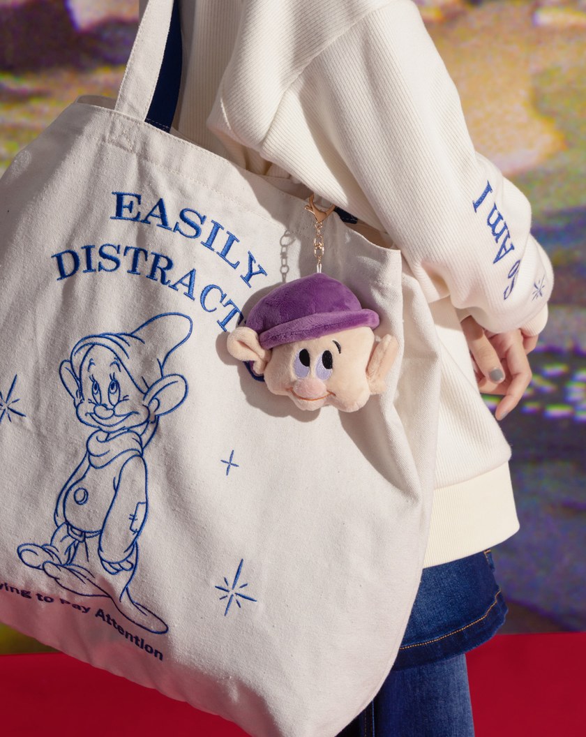 迪士尼系列 糊塗蛋立體娃娃吊飾飲料提袋