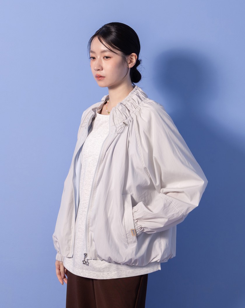 ➤花苞抓褶涼感遮陽外套(兩色)
