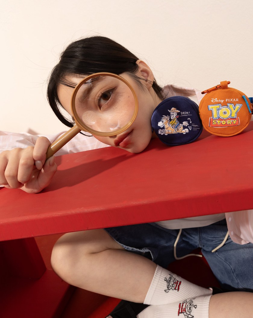 PIXAR系列 玩具總動員角色大集合小圓包(四色)