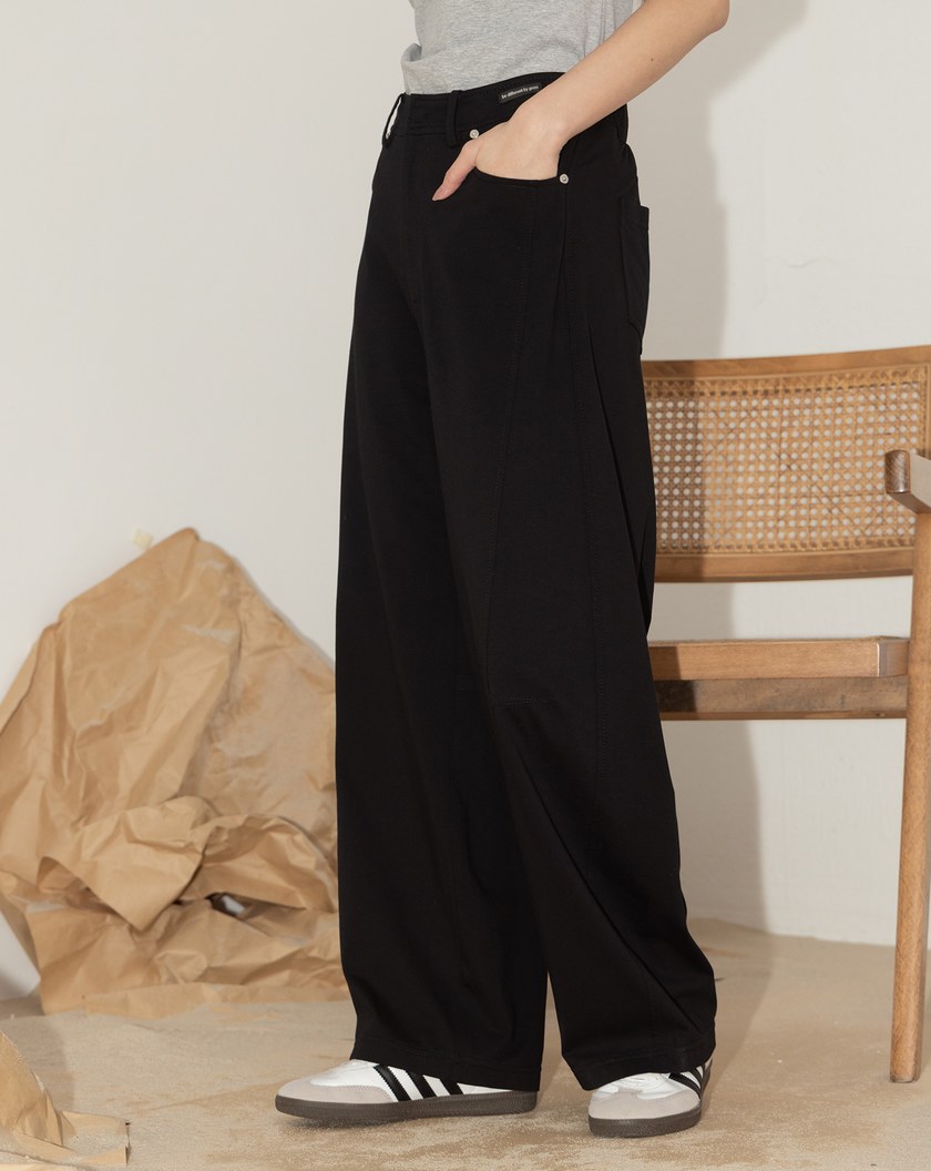 A｜肌理感條紋廓型西裝褲(兩色)