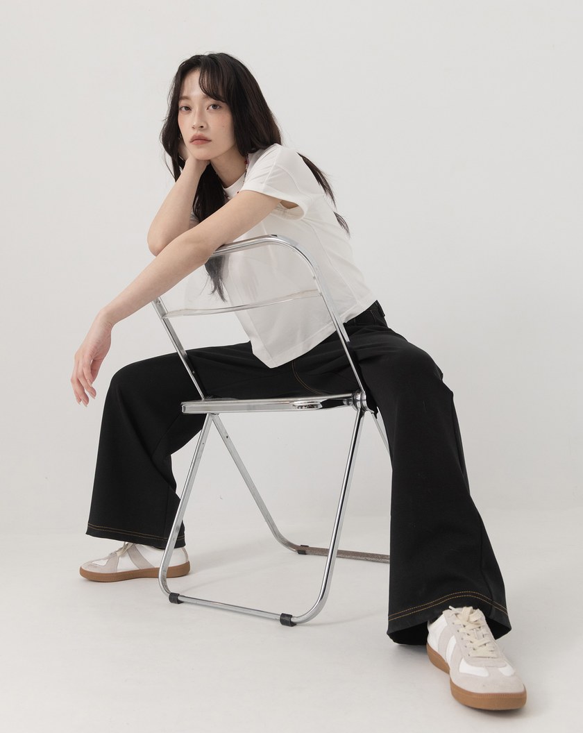 ◢5.0 無懈可擊Q彈慕斯針織長褲(洗鍊黑)