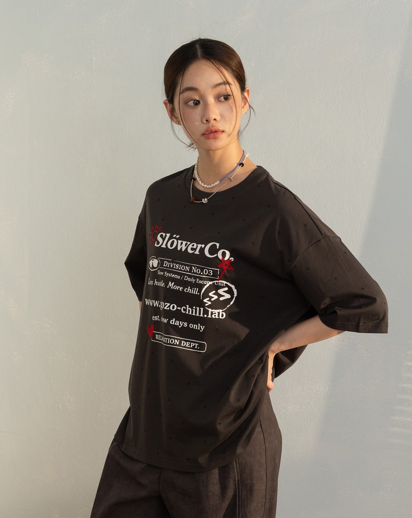 gozo-chill點點寬鬆涼感T恤(兩色)