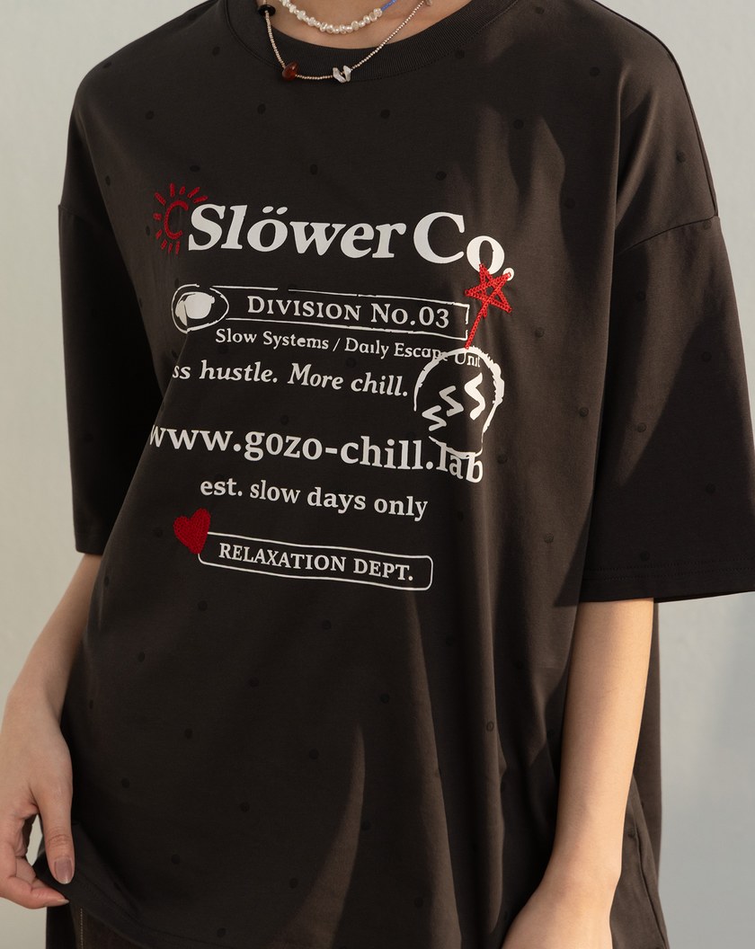 gozo-chill點點寬鬆涼感T恤(兩色)