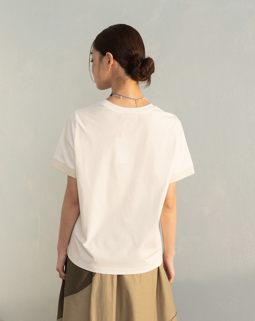 跟小天使一起摸魚天絲涼感T恤(兩色)