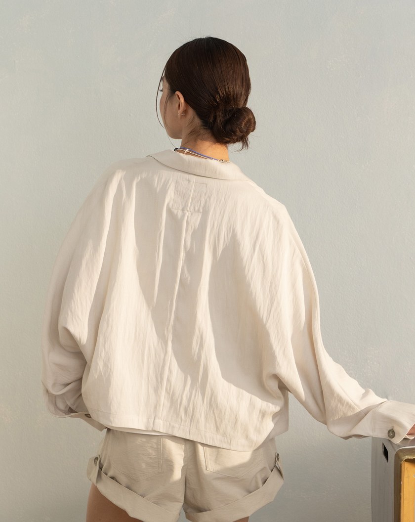 BOXY鬆弛感連袖單扣西裝外套(兩色)