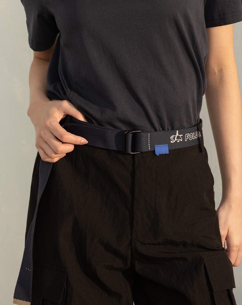 貓咪印花帆布腰帶(四色)