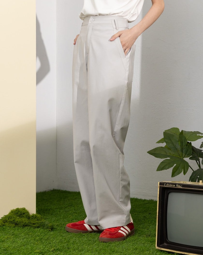 ➤機能輕盈透氣打褶口袋男友褲(兩色)