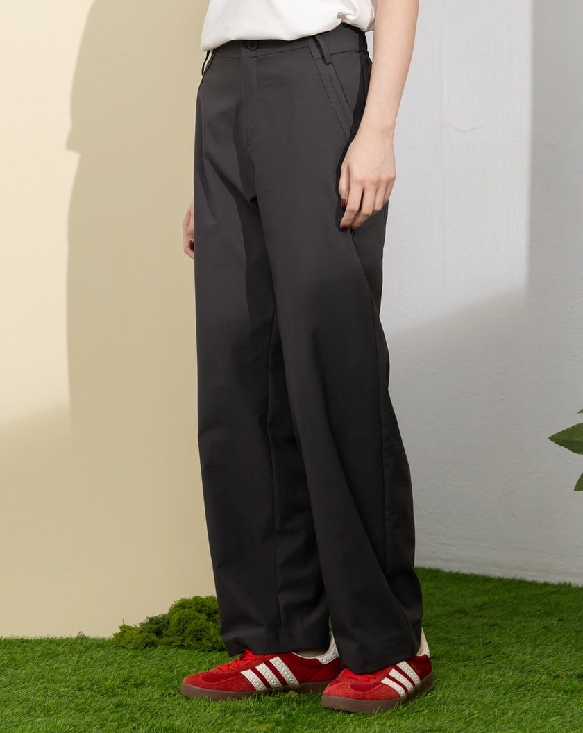 ➤機能輕盈透氣打褶口袋男友褲(兩色)