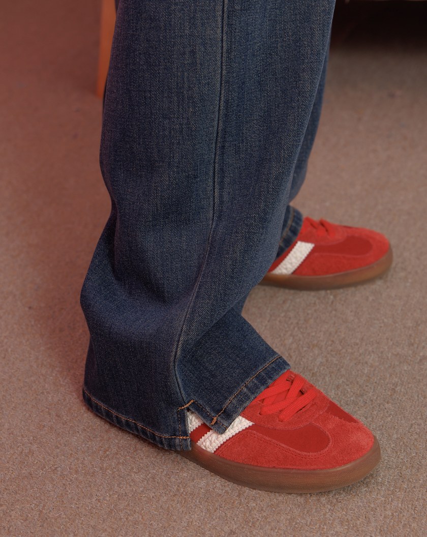 好比例四面彈天絲牛仔直筒褲