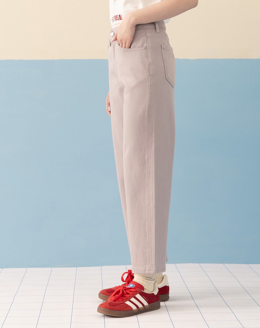 ➤修身水洗九分直筒褲(兩色)