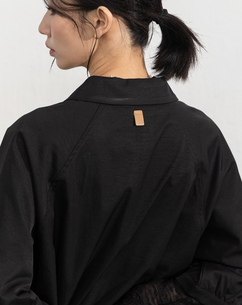 抗皺後腰抽繩造型洋裝(兩色)