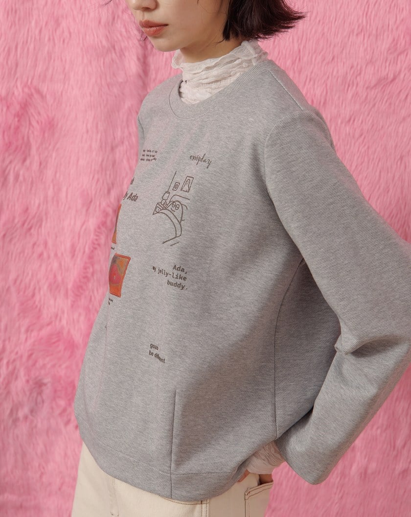 Ada的一週合肩長袖T恤(兩色)