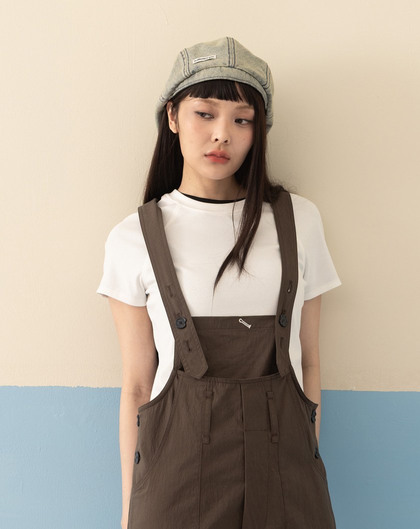 涼感天絲圓弧下擺合身T恤(兩色)