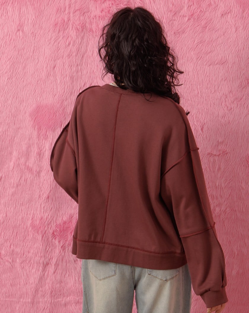 機能暖感拷克線廓型外套(兩色)