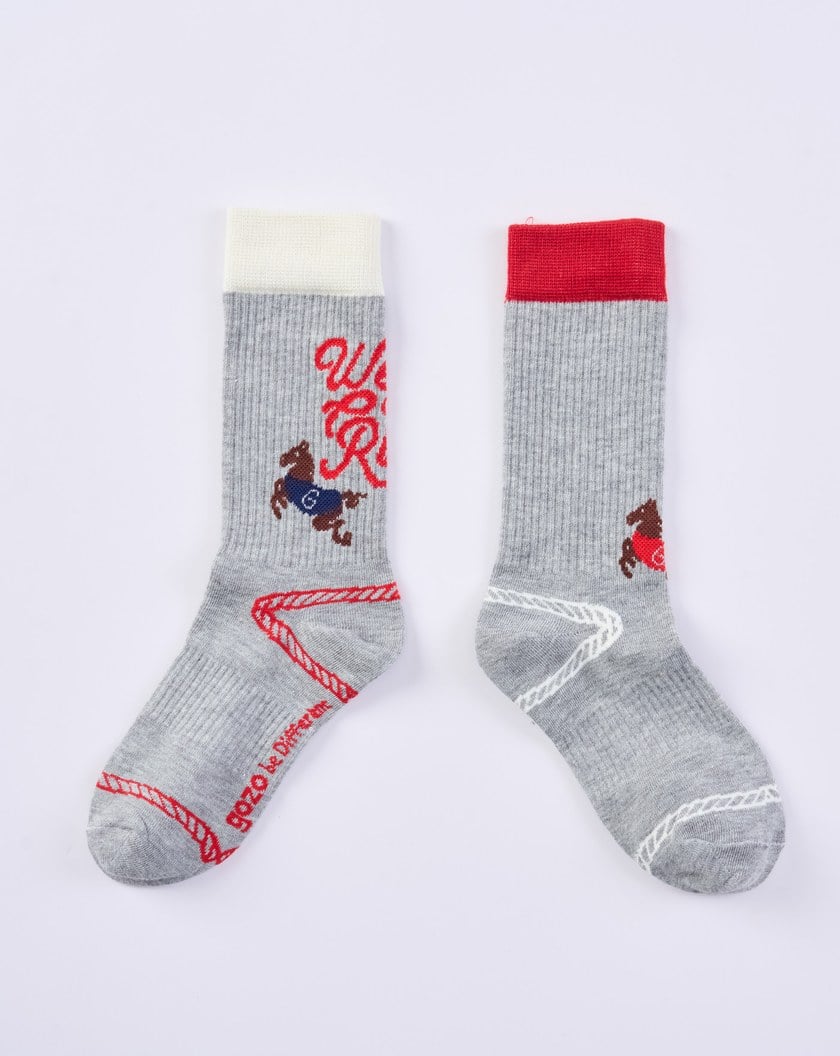 【新年限定】馬上起飛開運配色長襪(兩色)