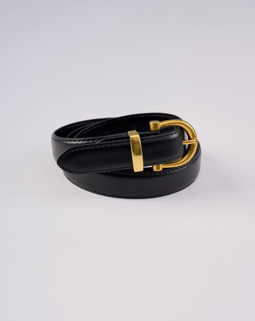 gozo壓印馬蹄扣皮帶(三色)