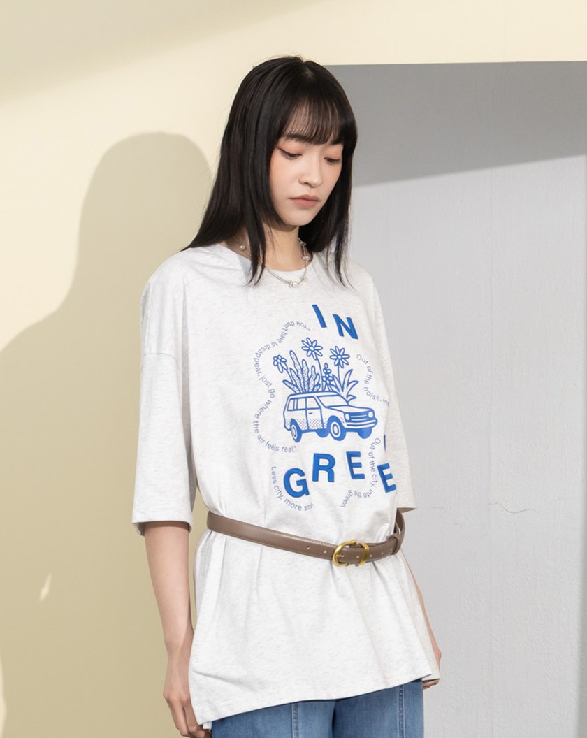 gozo壓印馬蹄扣皮帶(三色)