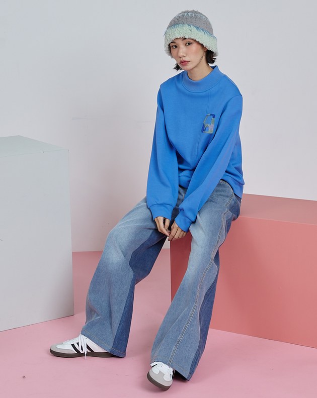 太空Ada遊戲片高領大學T(兩色)